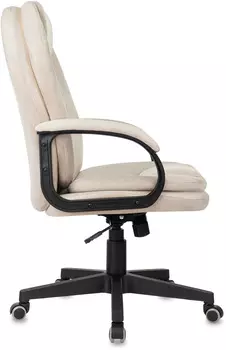 Кресло Бюрократ CH-668 руководителя, светло-бежевый Holland 06 крестов. Пластик