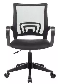Кресло Бюрократ CH 696 на колесиках, сетка/ткань, черный