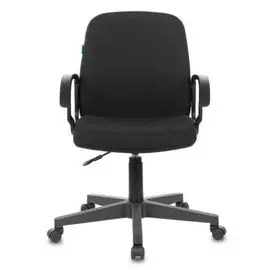 Кресло Бюрократ CH-808-LOW цвет черный 3С11 низк.спин. крестовина пластик