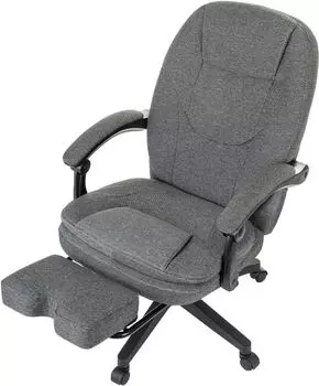 Кресло Бюрократ CH-868MSG-BF/3C1 серый 3C1 крестов. пластик подст.для ног пластик черный