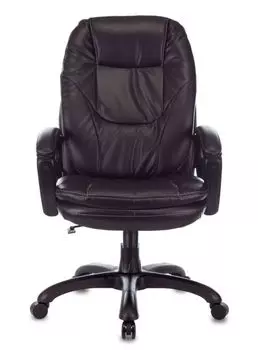 Кресло Бюрократ CH-868N/COFFEE руководителя, крестовина пластик, эко.кожа, цвет: темно-коричневый