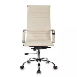 Кресло Бюрократ CH-883/IVORY слоновая кость, искусственная кожа, крестовина хром, кратно 2 шт