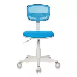Кресло Бюрократ CH-W299 детское, цвет голубой TW-31 TW-55 крестовина пластик белый