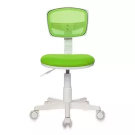 Кресло Бюрократ CH-W299 детское, цвет салатовый TW-03A TW-18 сетка/ткань крестовина пластик белый