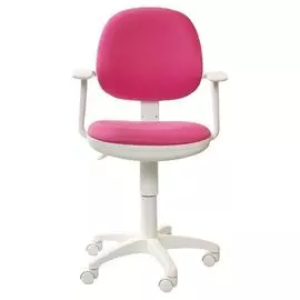 Кресло Бюрократ CH-W356AXSN розовое, пластик белый