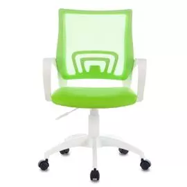 Кресло Бюрократ CH-W695NLT цвет салатовый TW-03A TW-18 сетка/ткань крестовина пластик белый