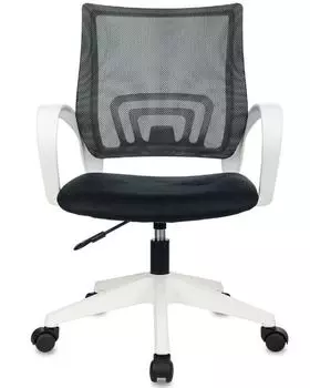 Кресло Бюрократ CH W 696 на колесиках, сетка/ткань, черный