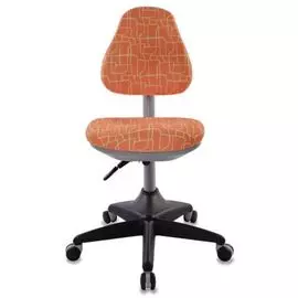 Кресло Бюрократ KD-2 оранжевый жираф