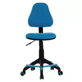 Кресло Бюрократ KD-4-F детское, голубой TW-55 крестовина пластик подст.для ног