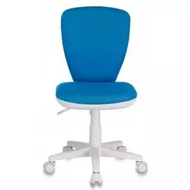 Кресло Бюрократ KD-W10 детское, голубой 26-24 крестовина пластик белый