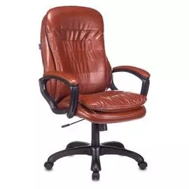 Кресло Бюрократ T-9950LT/BROWN руководителя, коричневый Boroko-37 эко.кожа крестовина пластик