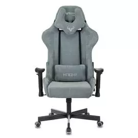 Кресло Бюрократ VIKING KNIGHT LT28 серо-голубой, крестовина металл