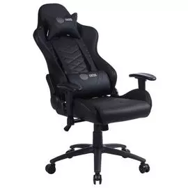 Кресло Cactus CS-CHR-0099BL игровое, черный сиденье черный эко.кожа с подголов. крестовина металл пластик черный