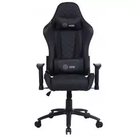 Кресло игровое Cactus CS-CHR-030BL черный эко.кожа металл