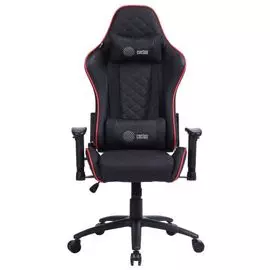 Кресло игровое Cactus CS-CHR-030BLR черный/красный эко.кожа металл