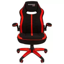 Кресло Chairman Game 19 7069658 ткань черн./красн.н.п.