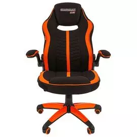 Кресло игровое Chairman Game 19 ткань черн./оранж. н.п