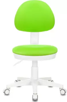 Кресло детское Бюрократ KD-3 на колесиках, ткань, салатовый