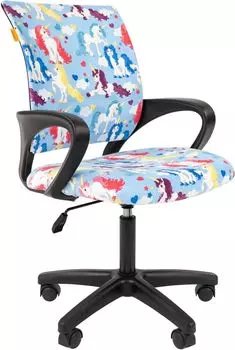 Кресло детское Chairman Kids 103 LT 7122087 Россия ткань единороги LT (чер)