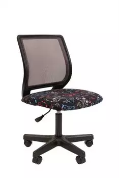 Кресло детское Chairman Kids 112 7110368 Россия ткань GAME/TW-01 черный пластик