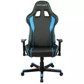 Кресло DxRacer OH/FE08 Formula, чёрно-синее, экокожа, регулируемый угол наклона