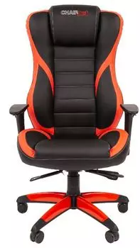 Кресло игровое Chairjet 22 7053755 черно-красный синхромех. рег.локти, слайдер