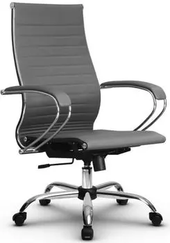 Кресло офисное Metta 10(MPES) подл.116/осн.003, серое