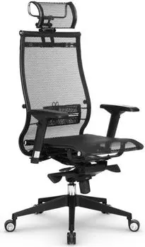 Кресло офисное Metta Samurai Black Edition чёрное