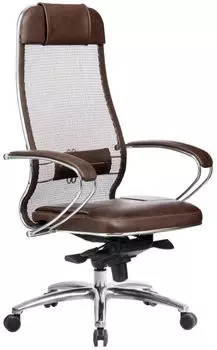 Кресло офисное Metta Samurai SL-1.04 тёмно-коричневое