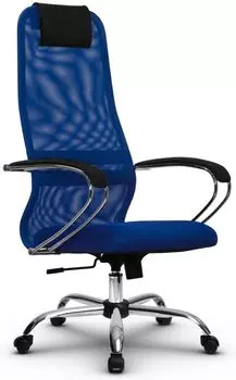 Кресло офисное Metta SU-B-8 подл.131/осн.003, синее