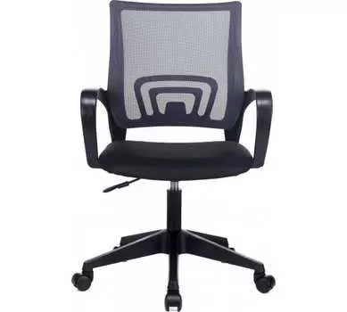 Кресло офисное Бюрократ CH-695NLT (УЦЕНЕННЫЙ) цвет темно-серый TW-04, сиденье черное TW-11 сетка/тка