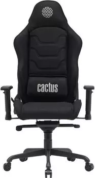 Кресло офисное Cactus CS-CHR-MC04-BBK черный крестов. сталь пластик черный