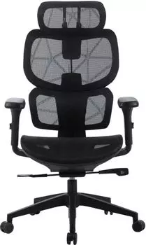 Кресло офисное Cactus CS-MC555-BK черный сетка с подголов. крестов. пластик пластик черный