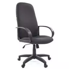 Кресло офисное Chairman 279 Chairman 1138104 черно-серое (JP15-1), ткань, до 120 кг