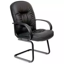 Кресло офисное Chairman 416V Эко Chairman 6006817 черное, экокожа глянец, до 100 кг