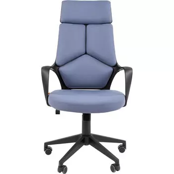 Кресло офисное Chairman 525 7156345 Россия ткань T02 голубой