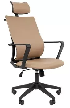 Кресло офисное Chairman 545 7198889 экокожа бежевый