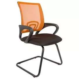 Кресло офисное Chairman 696 V 7018102 оранжевое, ткань TW/сетчатый акрил, до 120 кг