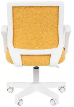 Кресло офисное Chairman Kids 112 7197277 ткань В лимон, белый пластик