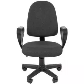 Кресло офисное Chairman Стандарт Престиж Chairman 7033363 ткань С-2 серый