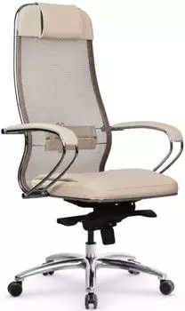 Кресло офисное Metta Samurai SL-1.04 MPES тёмно-бежевое/светло-бежевое