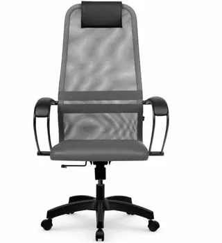 Кресло офисное Metta SU-B-8 z312471212 подл.131/осн.001, Светло-серое