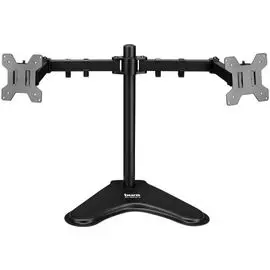 Кронштейн Buro BU-M042-D черный 17"-32" макс.16кг настольный поворот и наклон верт.перемещ.