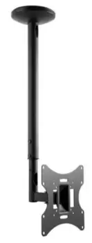Кронштейн Buro PR04-100B для проектора черный макс.20кг потолочный поворот и наклон (1998611)