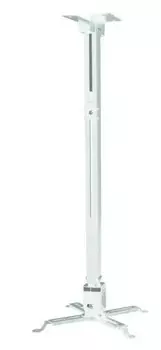 Кронштейн Buro PR04-140W для проектора белый макс.20кг потолочный поворот и наклон (1998616)