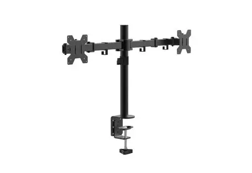 Кронштейн Filum FL-DM001DB, двойной, VESA: 75x75/100x100, для диагонали 10"-32", два типа крепления, макс. нагрузка 10кг, черный