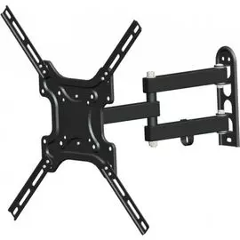 Кронштейн HAMA 118156 черный 32"-65" макс.25кг настенный поворотно-выдвижной и наклонный