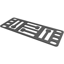 Кронштейн Hyperline PMR-1U-T-RAL9005 1U, Т-пазы, цвет черный RAL9005 (8 шт. в комплекте)