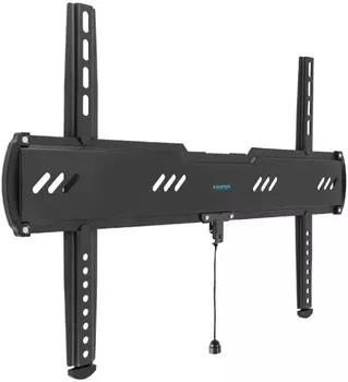 Кронштейн Kromax Ultra Slim-100 90651 для телевизора Ultra Slim-100 черный 32"-90" макс.55кг настенный фиксированный