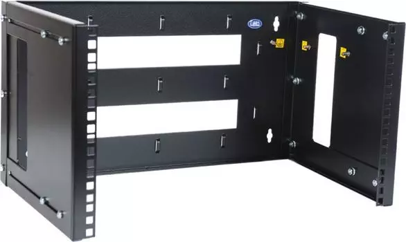 Кронштейн настенный ЦМО КНО-М-12U-9005 12U, 512х450х540(ШхГхВ), регулируемая глубина 300-450 мм, 19", цвет: чёрный